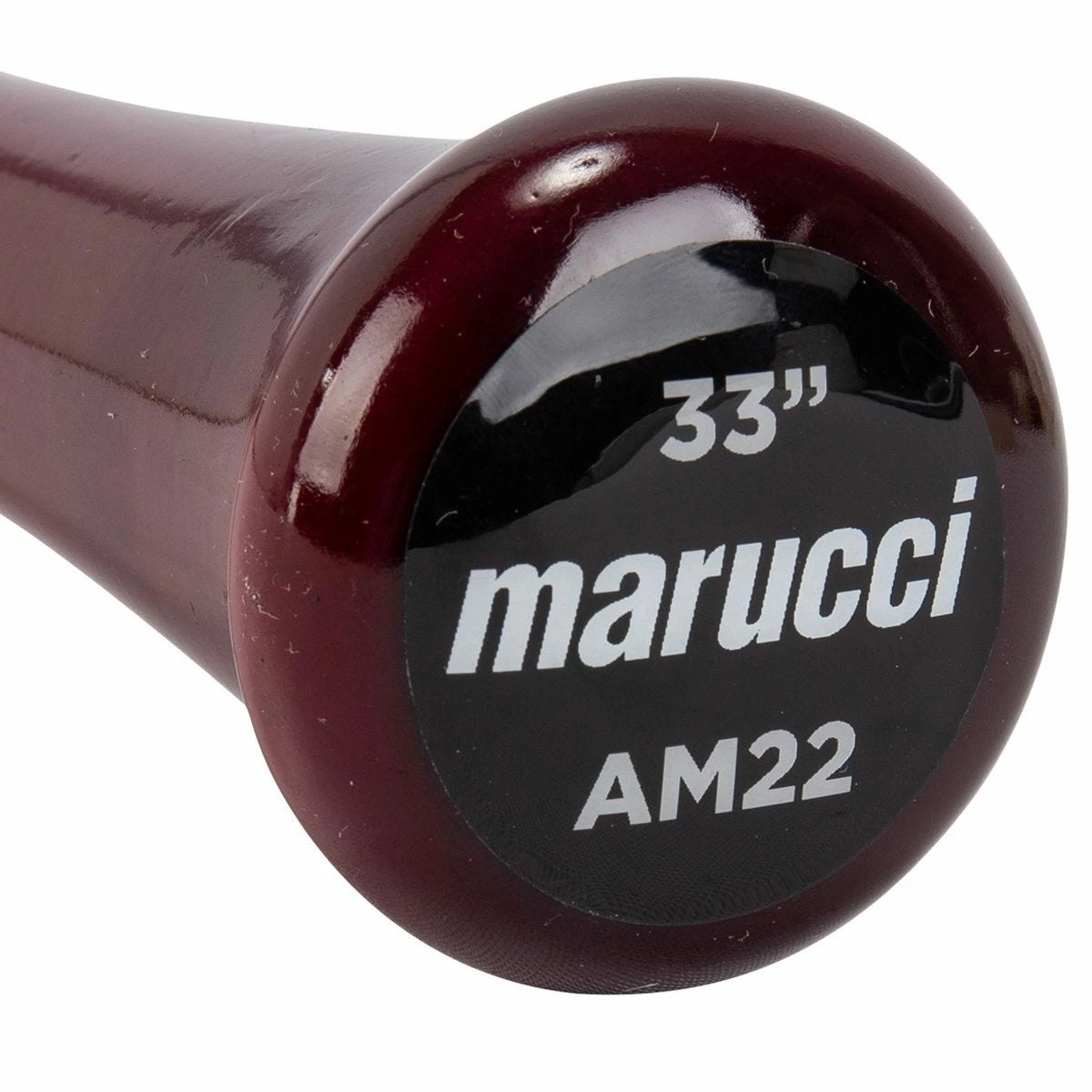 Marucci AM22 Pro Model Maple Wood Baseball Bat - Cherry/Fog - 2021 Model - Image 6