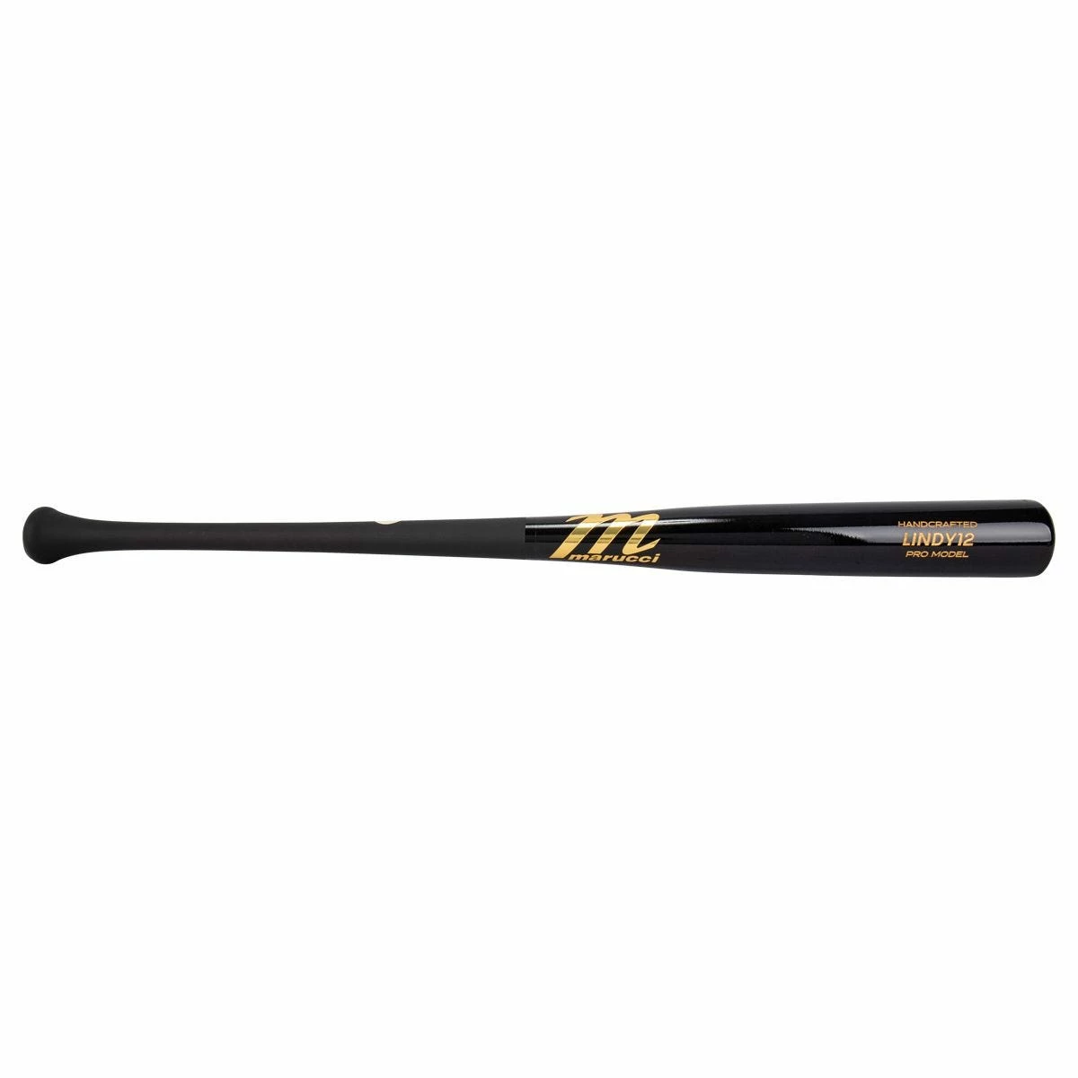 Marucci Lindy12 Francisco Lindor Pro Model Maple Wood Baseball Bat - Matte Black/Black - 2021 Model - Image 2