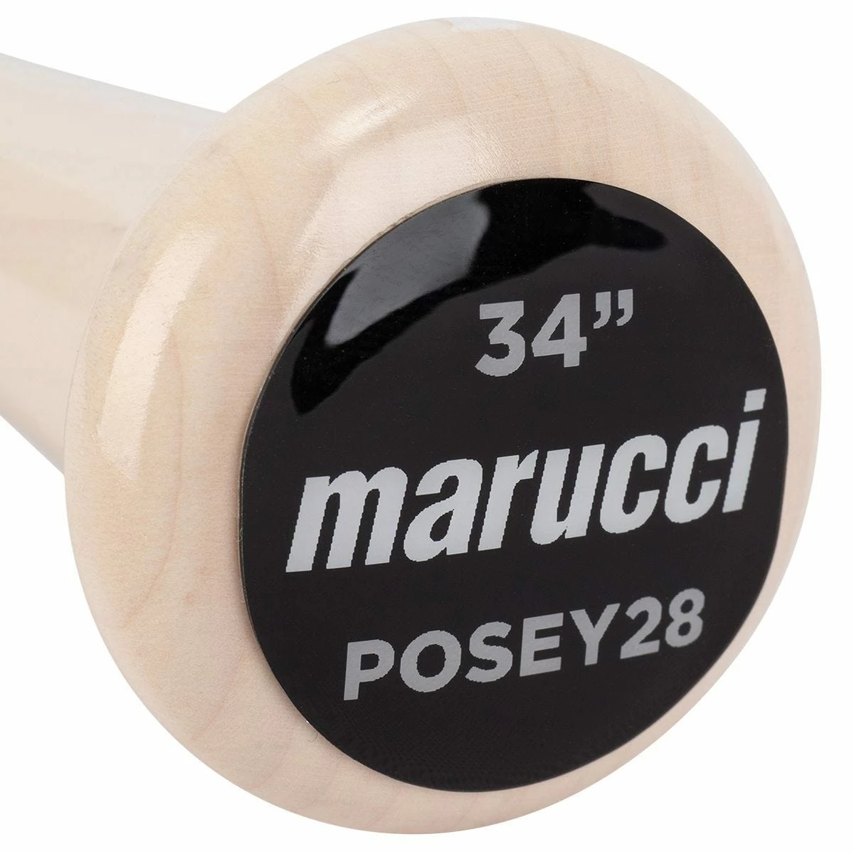 Marucci POSEY28 Pro Model Maple Wood Bat - Whitewash - 2020 Model - Image 6